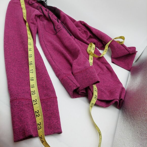 Fox Girl Racing Shirt Pullover Size XS Long Sleeve Purple Black - Picture 7 of 9